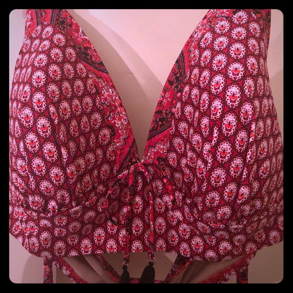 Cacique Lane Bryant triangle (plus sz) bikini top